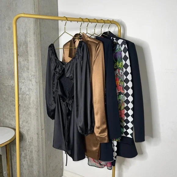 Princess Polly Nakita Long Sleeve Mini Satin Cutout Dress in Black - Picture 10 of 17